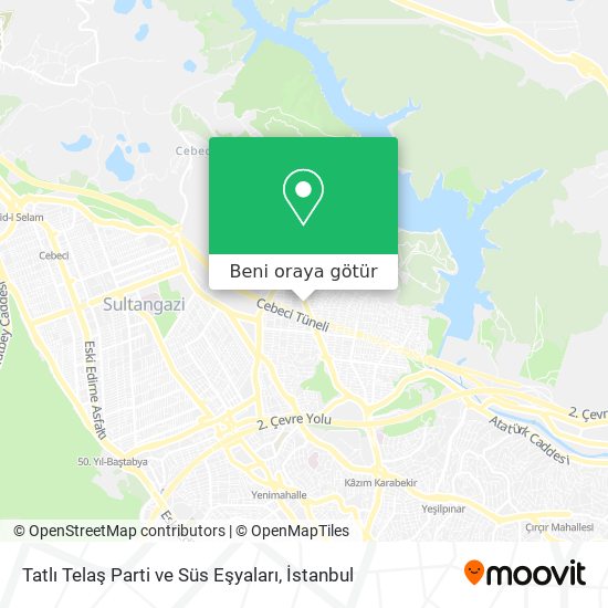 Tatlı Telaş Parti ve Süs Eşyaları harita