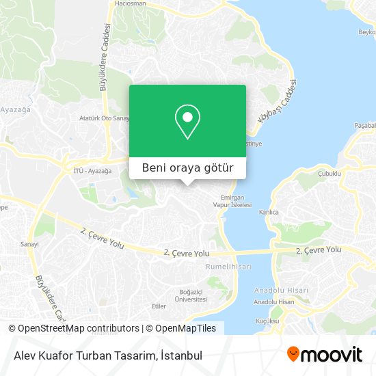 Alev Kuafor Turban Tasarim harita