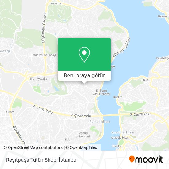 Reşitpaşa Tütün Shop harita