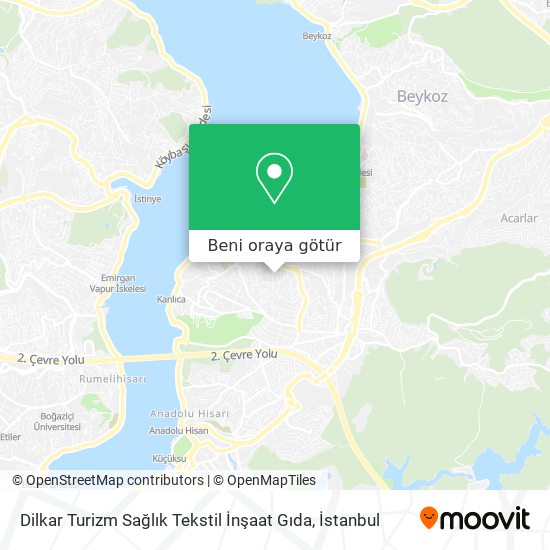 Dilkar Turizm Sağlık Tekstil İnşaat Gıda harita