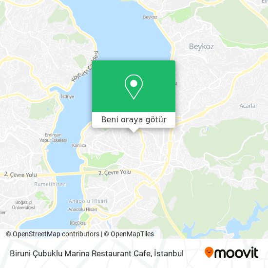 Biruni Çubuklu Marina Restaurant Cafe harita