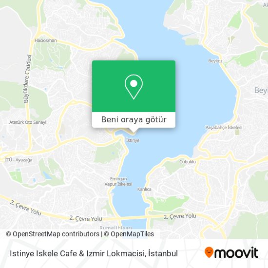 Istinye Iskele Cafe & Izmir Lokmacisi harita