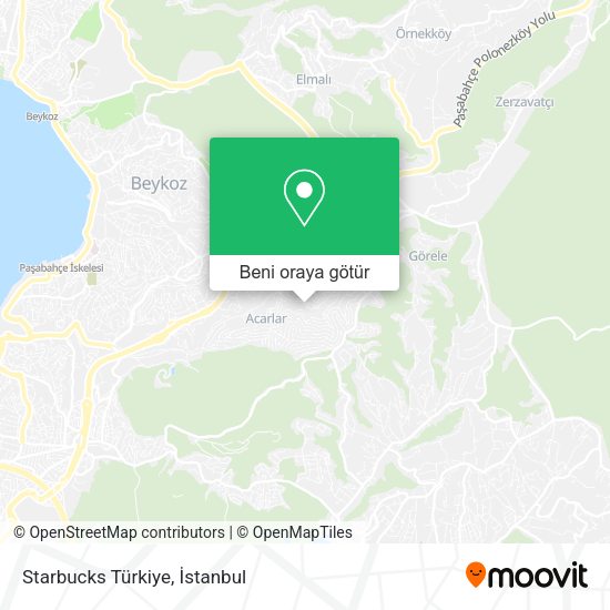 Starbucks Türkiye harita
