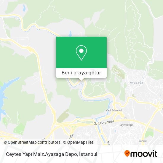 Ceytes Yapı Malz.Ayazaga Depo harita