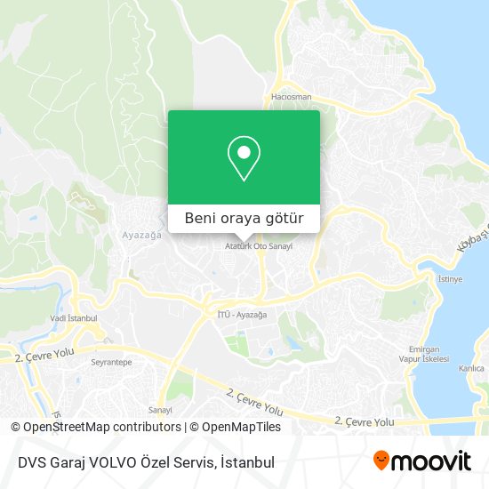 DVS Garaj VOLVO Özel Servis harita