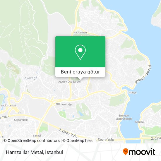 Hamzalılar Metal harita