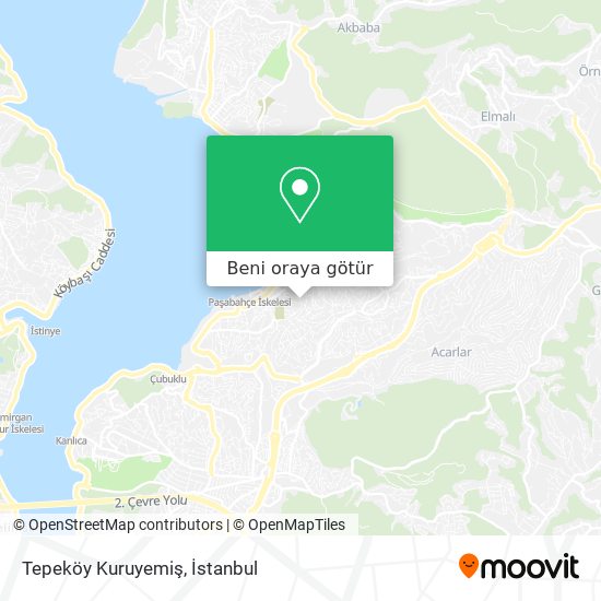 Tepeköy Kuruyemiş harita