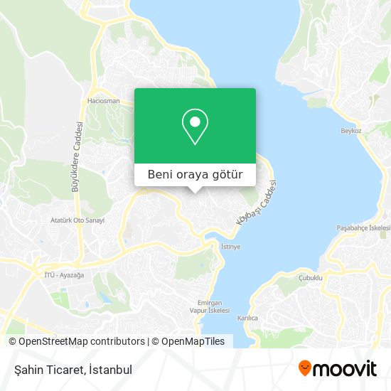 Şahin Ticaret harita