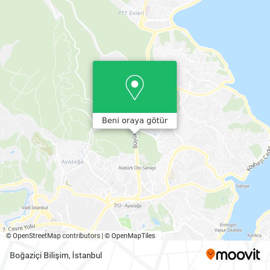 Boğaziçi Bilişim harita