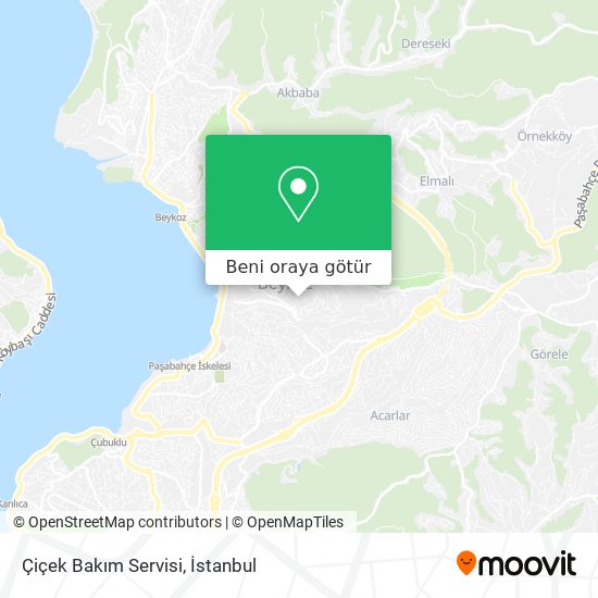 Çiçek Bakım Servisi harita