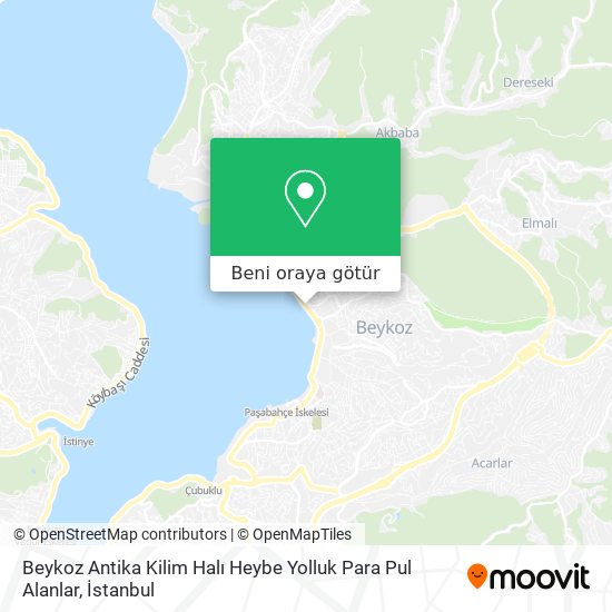 Beykoz Antika Kilim Halı Heybe Yolluk Para Pul Alanlar harita