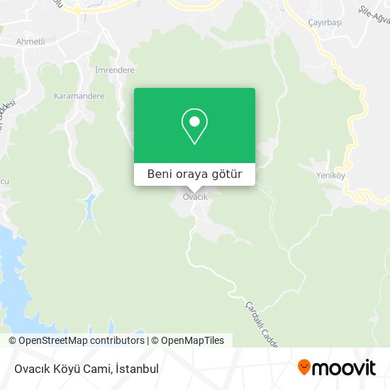 Ovacık Köyü Cami harita