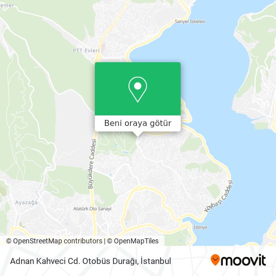 Adnan Kahveci Cd. Otobüs Durağı harita