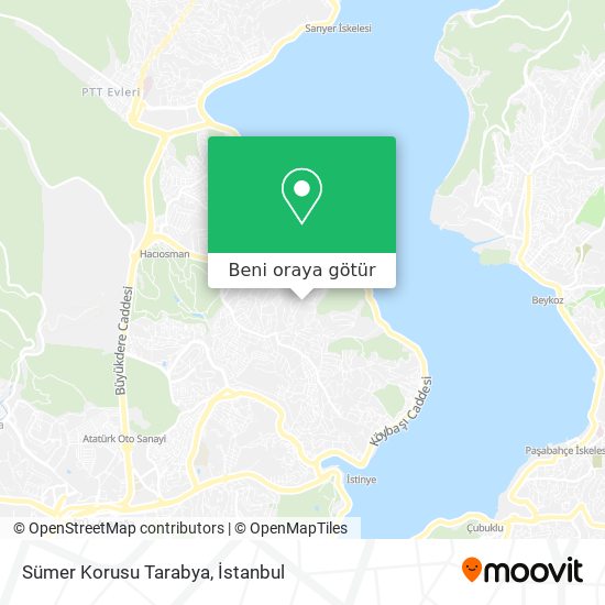 Sümer Korusu Tarabya harita