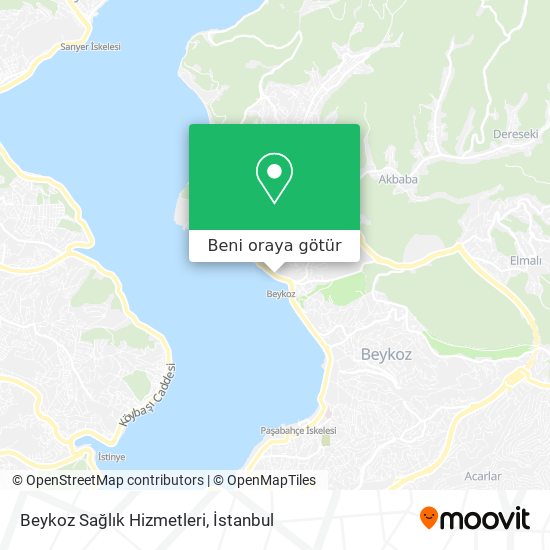 Beykoz Sağlık Hizmetleri harita