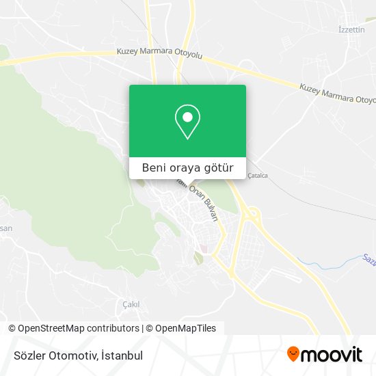 Sözler Otomotiv harita