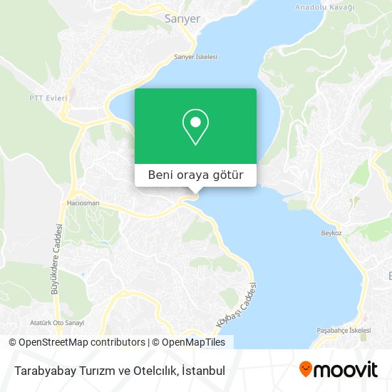 Tarabyabay Turızm ve Otelcılık harita