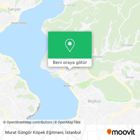 Murat Güngör Köpek Eğitmeni harita