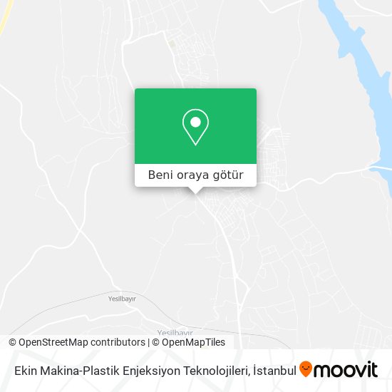 Ekin Makina-Plastik Enjeksiyon Teknolojileri harita