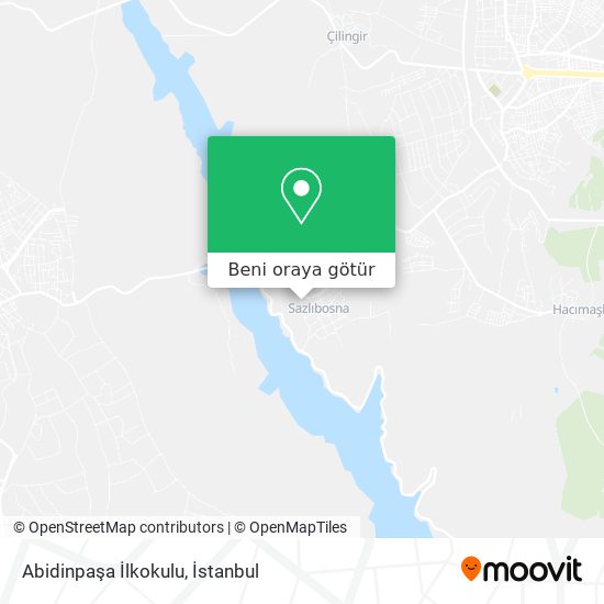 Abidinpaşa İlkokulu harita