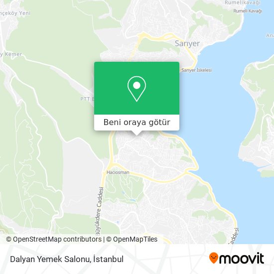 Dalyan Yemek Salonu harita