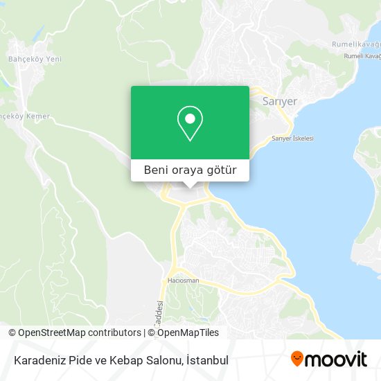 Karadeniz Pide ve Kebap Salonu harita