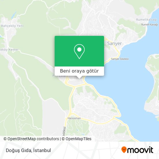 Doğuş Gıda harita