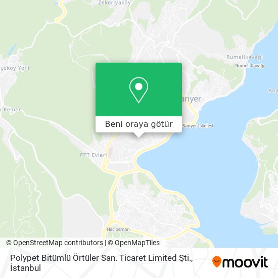 Polypet Bitümlü Örtüler San. Ticaret Limited Şti. harita