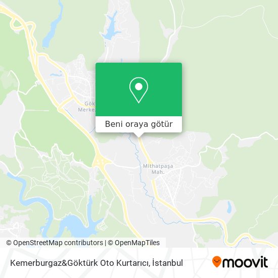 Kemerburgaz&Göktürk Oto Kurtarıcı harita