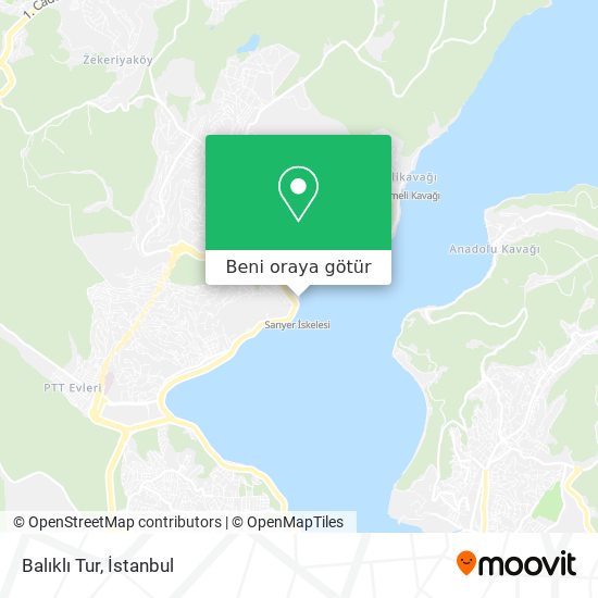 Balıklı Tur harita