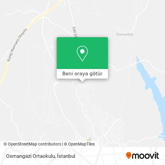 Osmangazi Ortaokulu harita