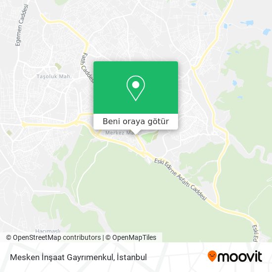 Mesken İnşaat Gayrımenkul harita