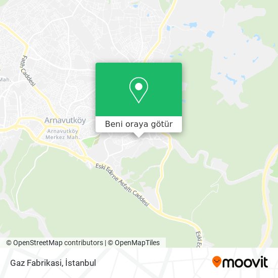 Gaz Fabrikasi harita