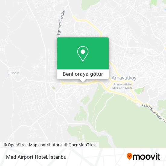 Med Airport Hotel harita