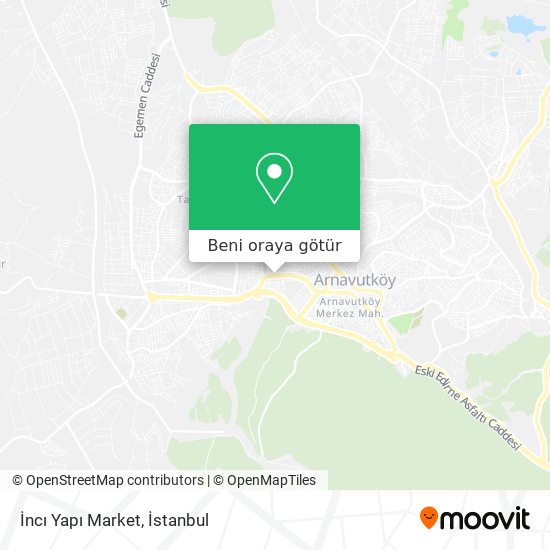 İncı Yapı Market harita
