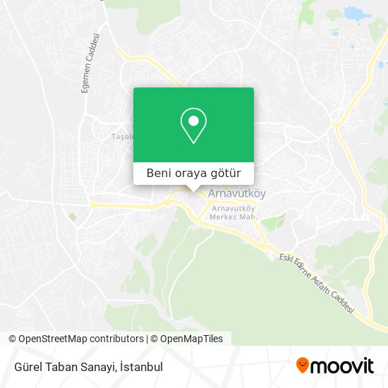 Gürel Taban Sanayi harita