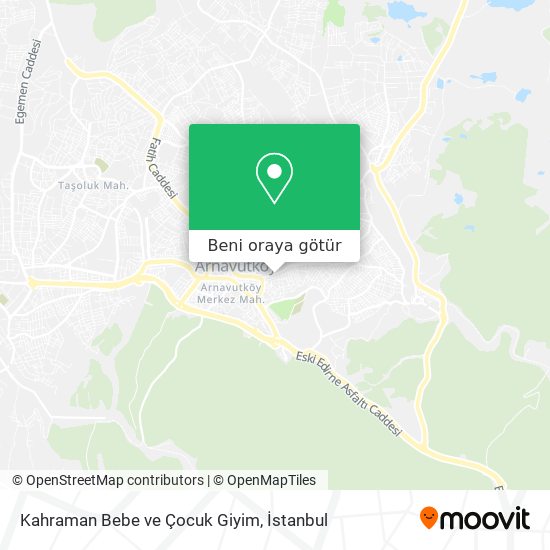 Kahraman Bebe ve Çocuk Giyim harita