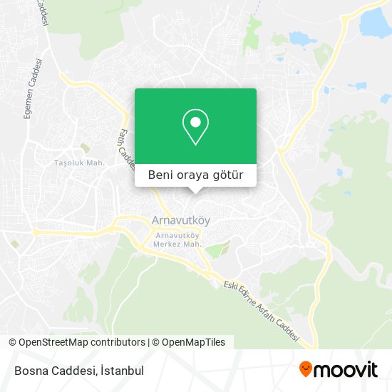Bosna Caddesi harita