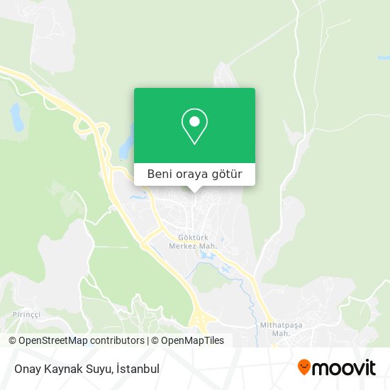Onay Kaynak Suyu harita