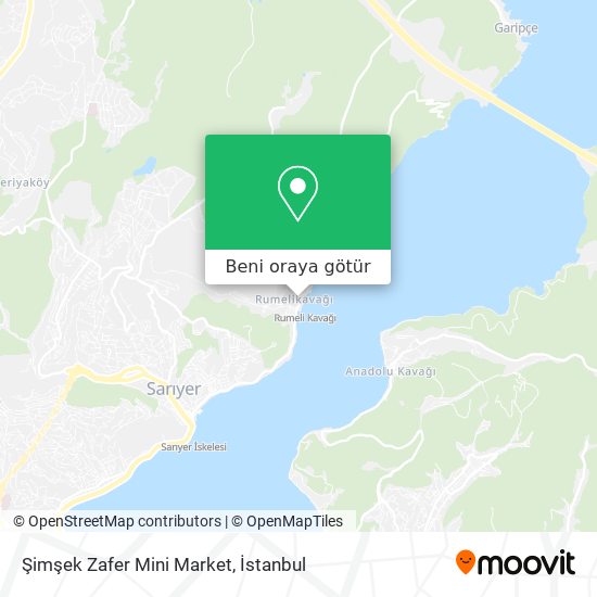 Şimşek Zafer Mini Market harita