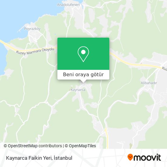 Kaynarca Faikin Yeri harita