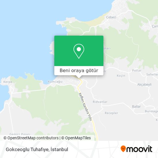 Gokceoglu Tuhafıye harita