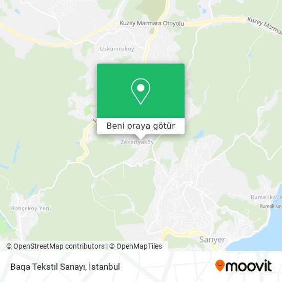 Baqa Tekstıl Sanayı harita