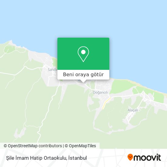 Şile İmam Hatip Ortaokulu harita