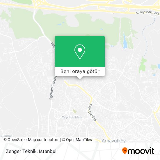Zenger Teknik harita