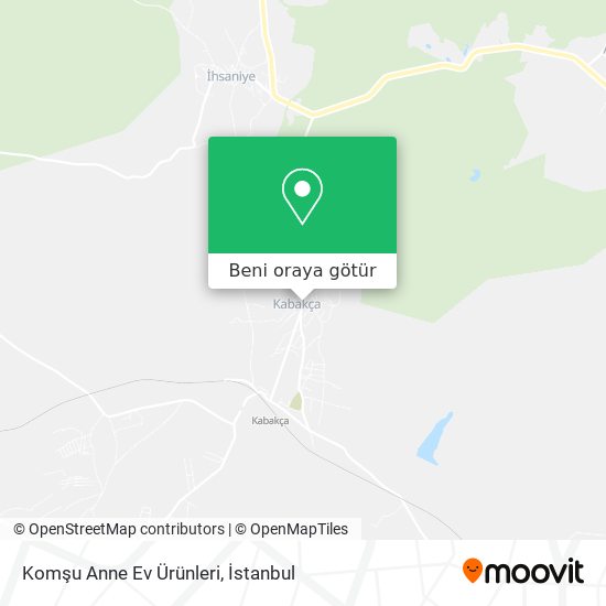 Komşu Anne Ev Ürünleri harita