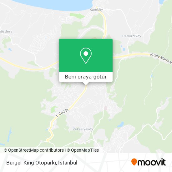 Burger Kıng Otoparkı harita