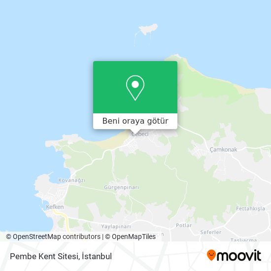 Pembe Kent Sitesi harita