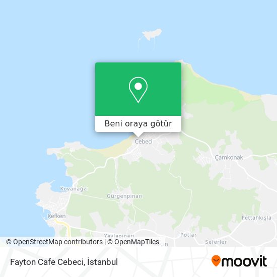 Fayton Cafe Cebeci harita