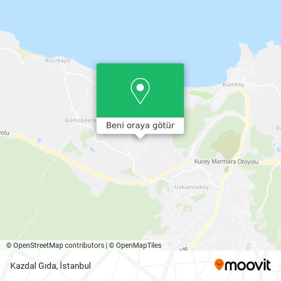 Kazdal Gıda harita